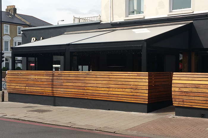Fremantle Sepele® Terrace Awning for Bodean's BBQ, Balham
